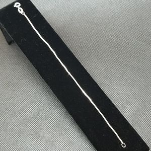 Sterling box link bracelet